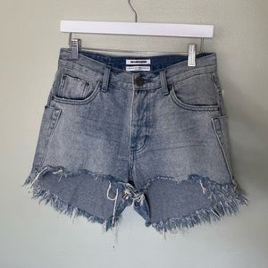 One x One Teaspoon Step Hem Denim Shorts